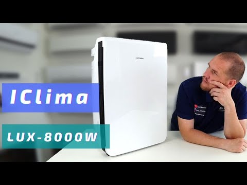 Очиститель воздуха IClima Lux-8000W. Воздухоочиститель с увлажнением