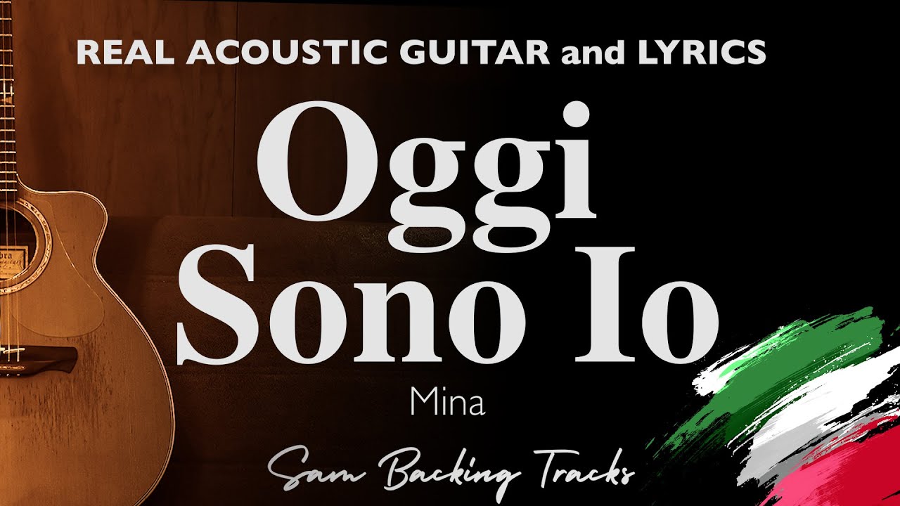 Oggi Sono Io - Mina (Base Karaoke | Tonalità femminile)