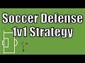 Youth soccer defense pt 2  1v1 strategy