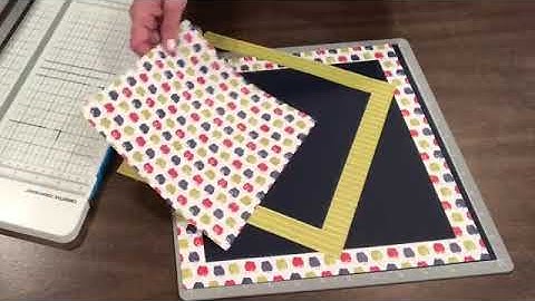 Technique Class: Use the Creative Memories 12” Trimmer to make Title Frame Pages