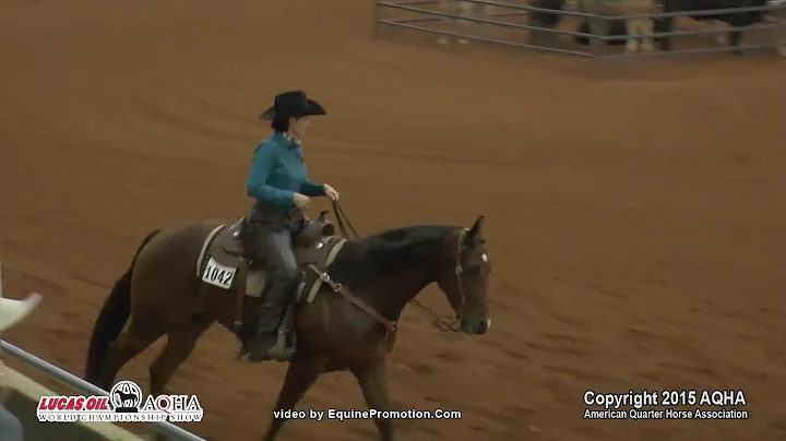VON REMIN ridden by DENISE A HOLIMAN - 2015 AQHA W...