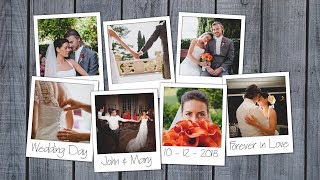 Polaroid Photo Collage Photoshop Template Tutorial screenshot 5