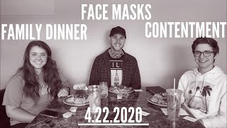 Family Dinner, Face Masks, and Contentment-ESM One Take Talks 4.22.20