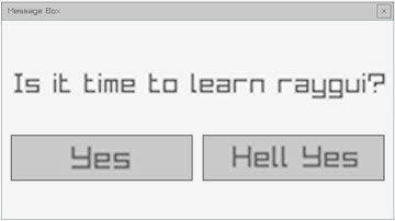 Overzicht bedieningselementen | raygui