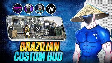 BRAZILIAN🇧🇷CUSTOM HUD FREE FIRE FASTEST 3 FINGER HUD | 3 FINGER SUPER MOVEMENT CUSTOM HUD | MALIK FF