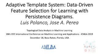 Adaptive Template System: Data-Driven Feature Selection for Learning with Persistence Diagrams
