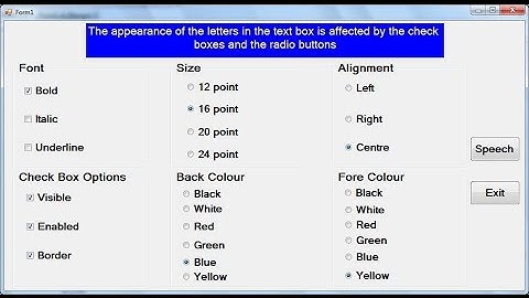 Visual Basic.Net Tutorial - How to Enhance Textbox with Checkbox And Radio Buttons
