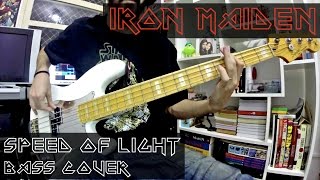 Speed Of Light  Iron Maiden Bass Cover