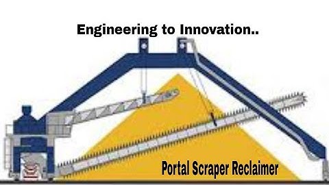 Portal Scraper Reclaimer #Mining equipment