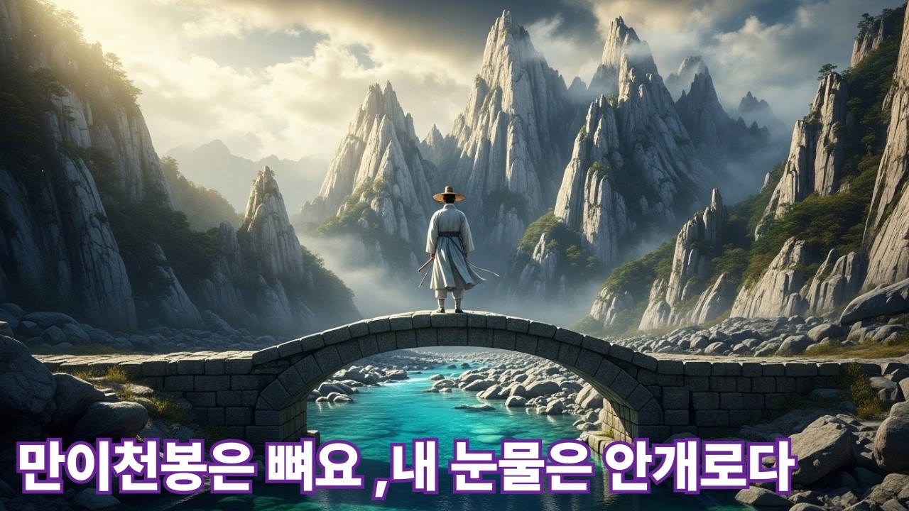 김삿갓[시즌1-3]- 만이천봉은 뼈요,내 눈물은 안개로다