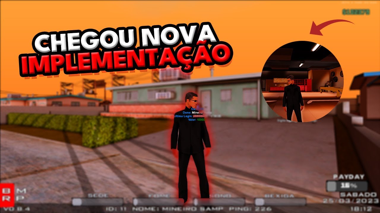 CHEGOU NOVA IMPLEMENTAÇÃO NO SERVIDOR BMRP !!! - GTA SAMP ANDROID/PC ...