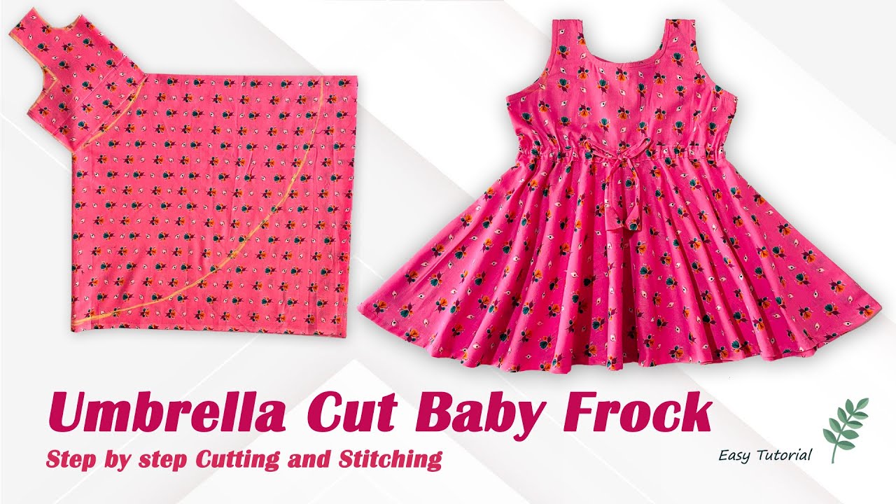 3 Layer/Frill Baby Frock Cutting and Stitching for 2-3 year - YouTube