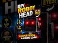 DIY Robot Head With Red LED Eyes 🤖🔥 #shorts #viral #shortsfeed #shortvideo #trending