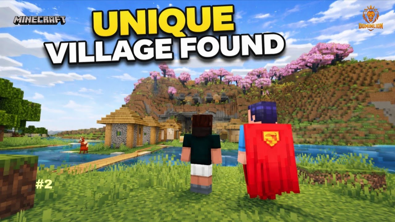 Finally Found a Unique Village | Minecraft Survival Series #2 - YouTube
