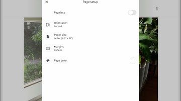 Google Docs for iPad: Change orientation to landscape (or portrait)