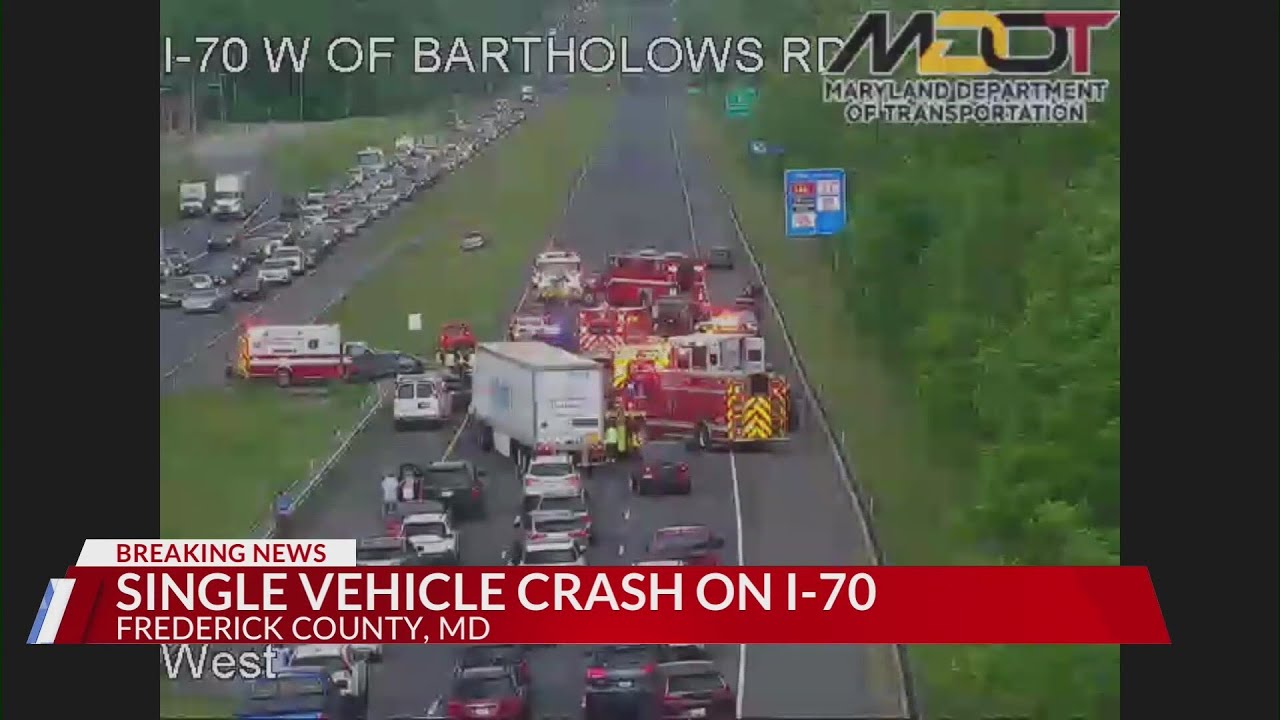 1 hurt in Frederick County motorcycle crash - YouTube