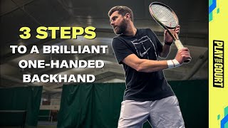 The One-Handed Backhand Masterclass: Improved Power & Spin In 3 Steps