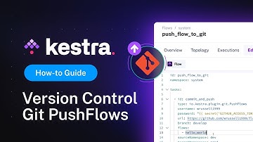 Push your Workflows to Git | Version Control in Kestra