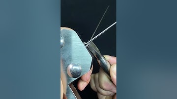 Making creative wire Keychain tutorials videos.