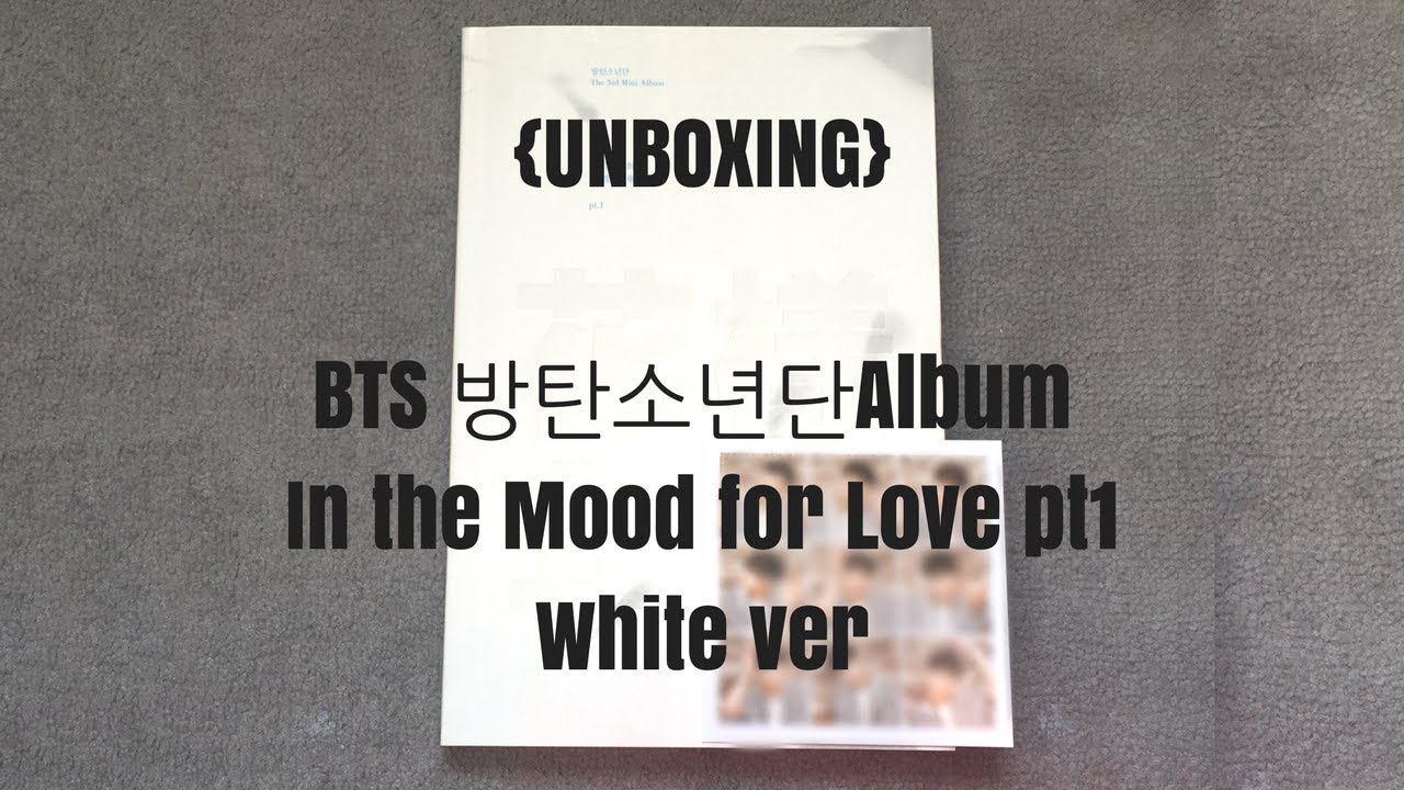 Unboxing | BTS 방탄소년단 3rd Mini Album In the Mood for Love Pt1 (White ver