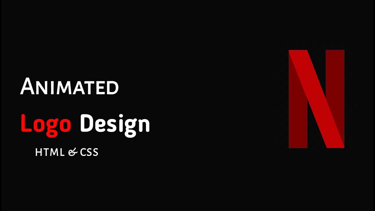 Create Animated Logo Using HTML And CSS | Logo Animation For Website In ...