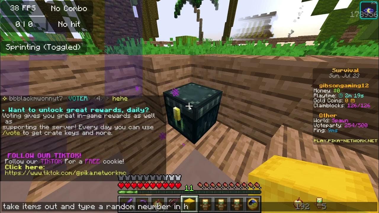 Pika Network Ender chest dupe! YouTube