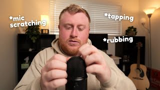 ASMR - Fast and Aggressive Mic Scratching & Tapping | Blue Yeti