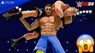 WWE 2K23 - Cristiano Ronaldo vs. Brock Lesnar - No Holds Barred Match at SummerSlam | PS5™ [4K60]
