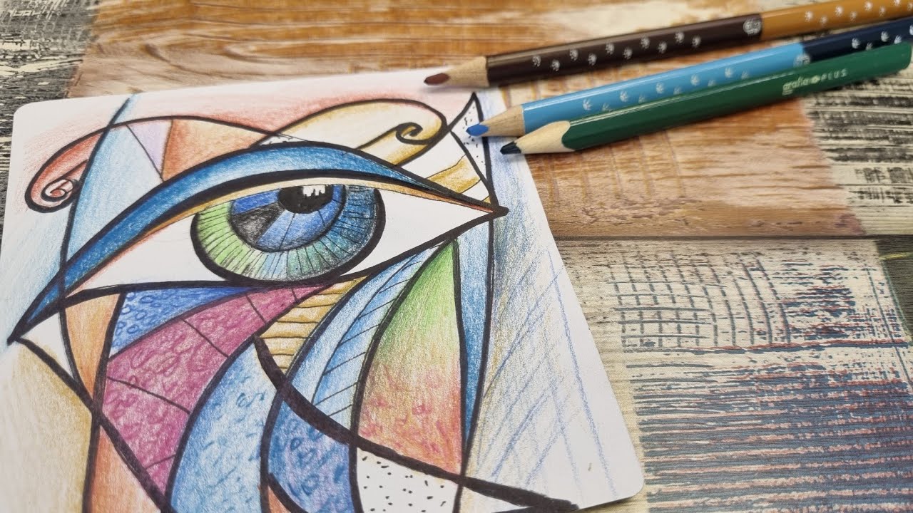 Building an Abstract Eye with Color Layers