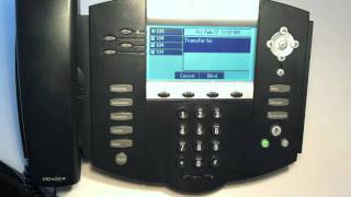 PolyCom 4/6 Line Phone - Transferring A Call