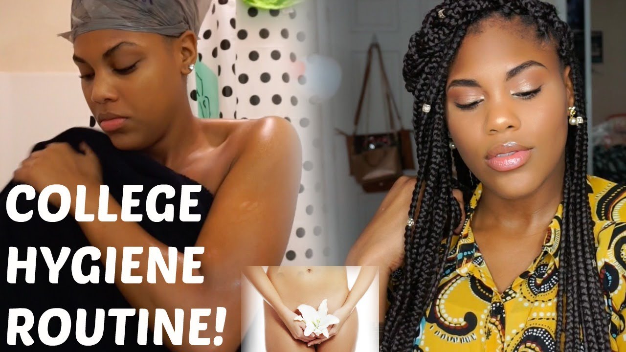 COLLEGE EASY HYGIENE ROUTINE! - YouTube