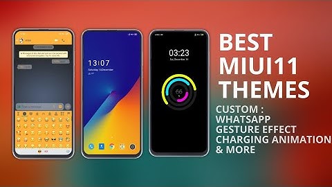 5 Best MIUI 11 Themes Available on Theme Store | Best V11 Themes for Poco and Redmi Devices