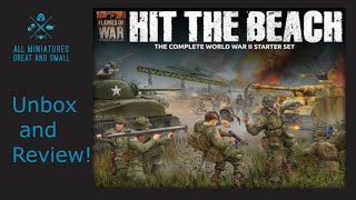 Flames of War - Hit the Beach Starter Set unbox and Review