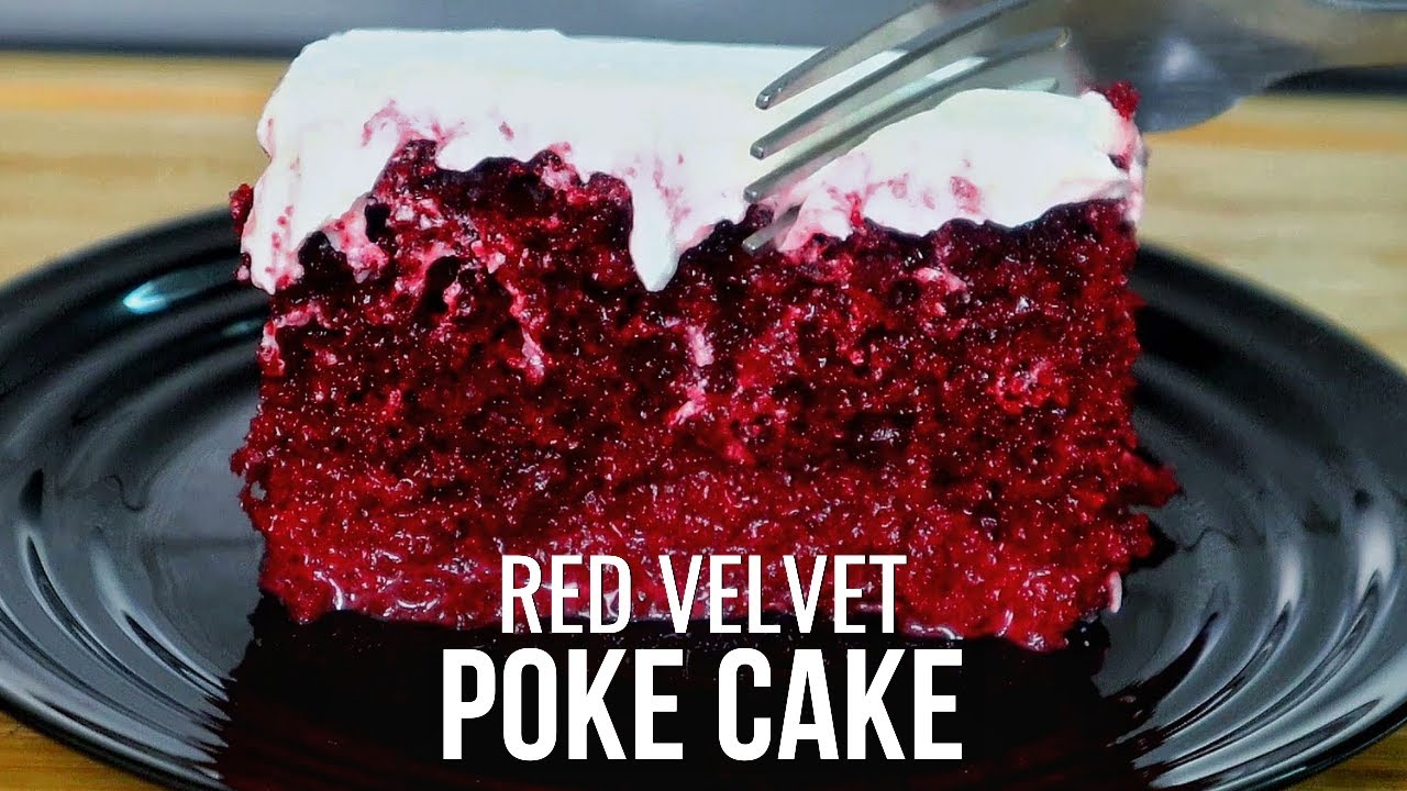 How to Make the Best Holiday Cake: Red Velvet Poke Cake