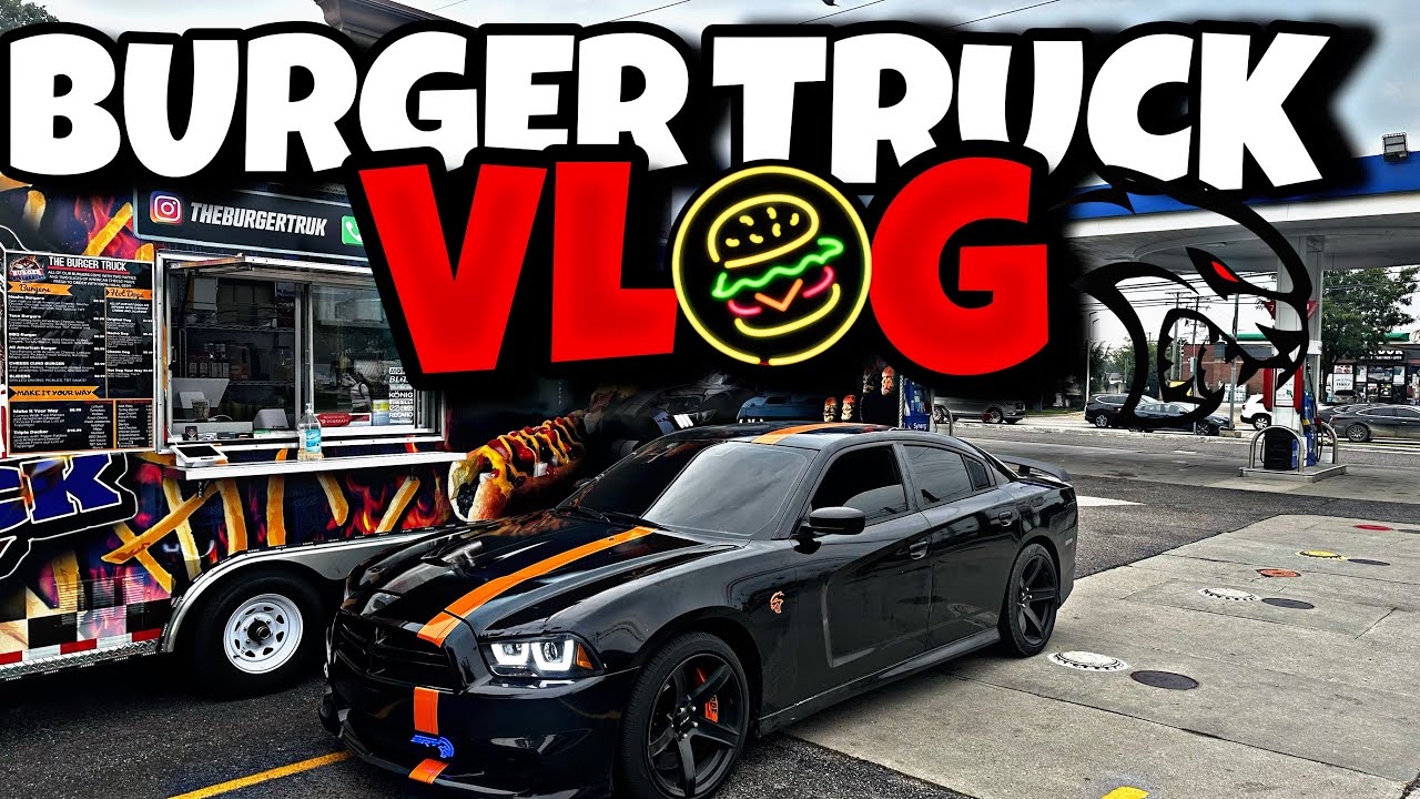 WE TOOK OUR HELLCATS TO A CAR THEMED FOOD TRUCK ! - YouTube