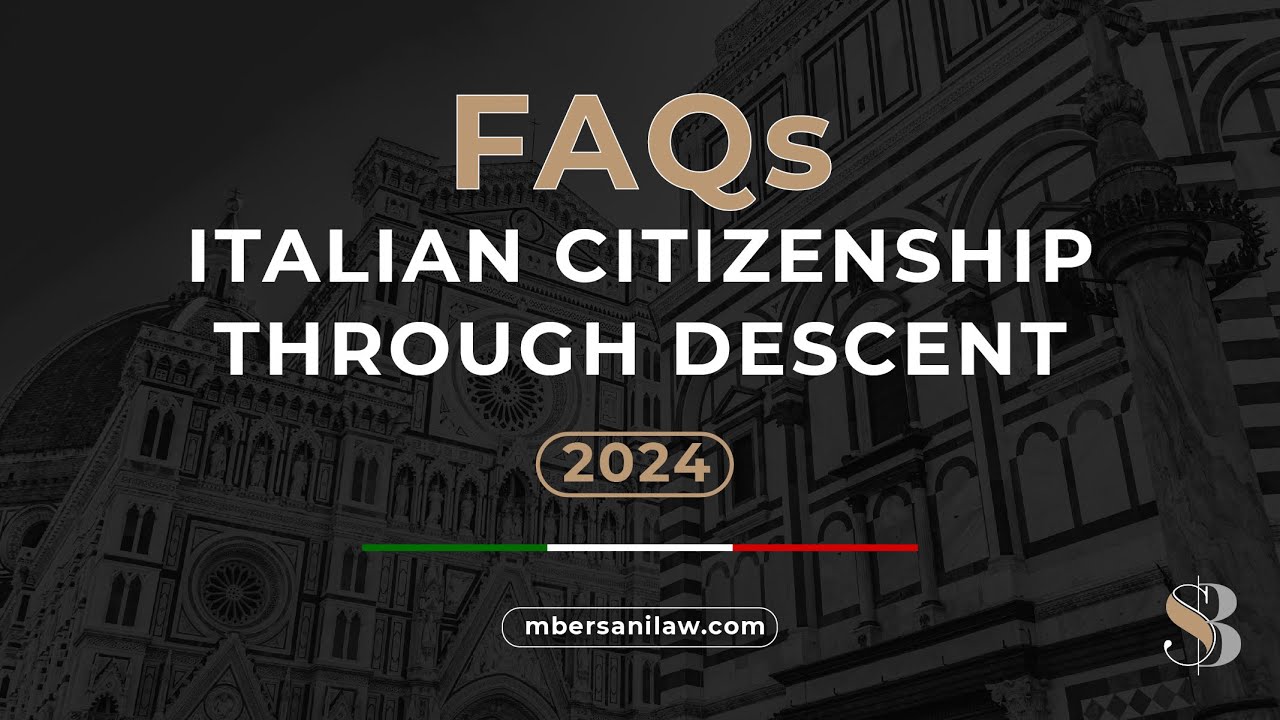 Italian Dual Citizenship Cost [by Descent]