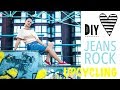 Rock aus Jeans nähen / Upcycling DIY Jeanshose zu Jeansrock