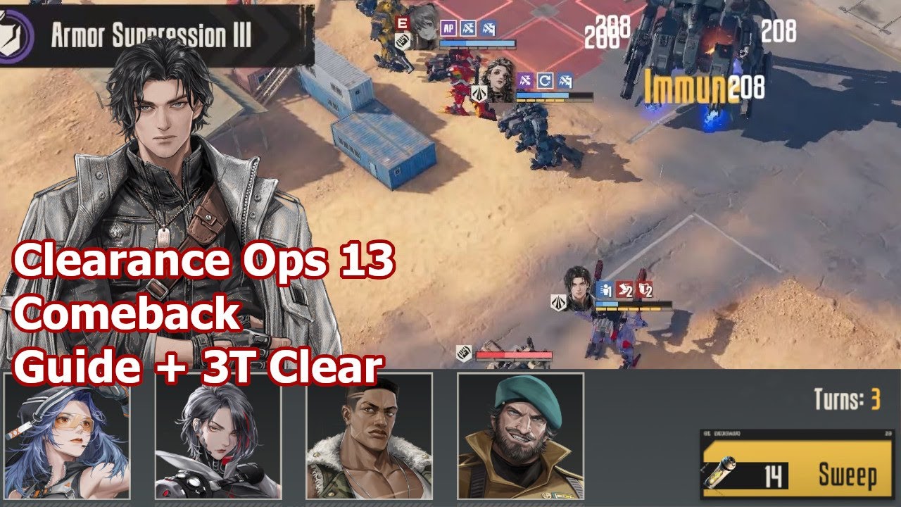 [Mecharashi] Clearance Ops 13 - Comeback - Guide & 3T Clear