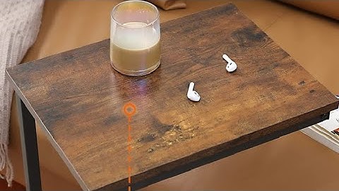 C Shaped Side Table Set of 2, C Shaped End Table Review, Sturdy Table for Various Uses