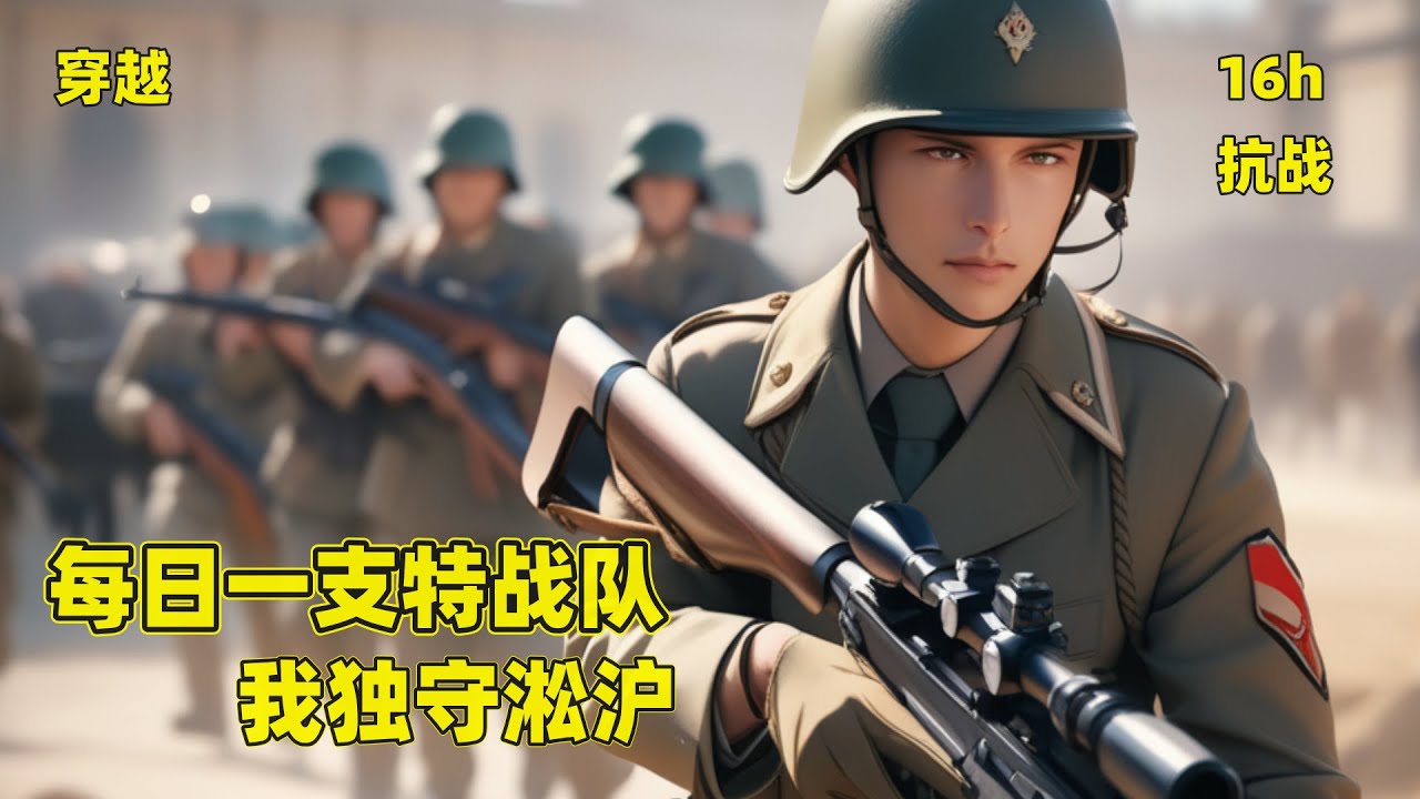 【每日一支特战队，我独守淞沪】林峰穿越到平行世界，距离淞沪会战只有不到两个月，帮派林立，上有三大龙头，掌控权势，警局勾结日军，叛国投敌，淞沪会战爆发，国军不敌退走，林峰带领特战队独守淞沪……