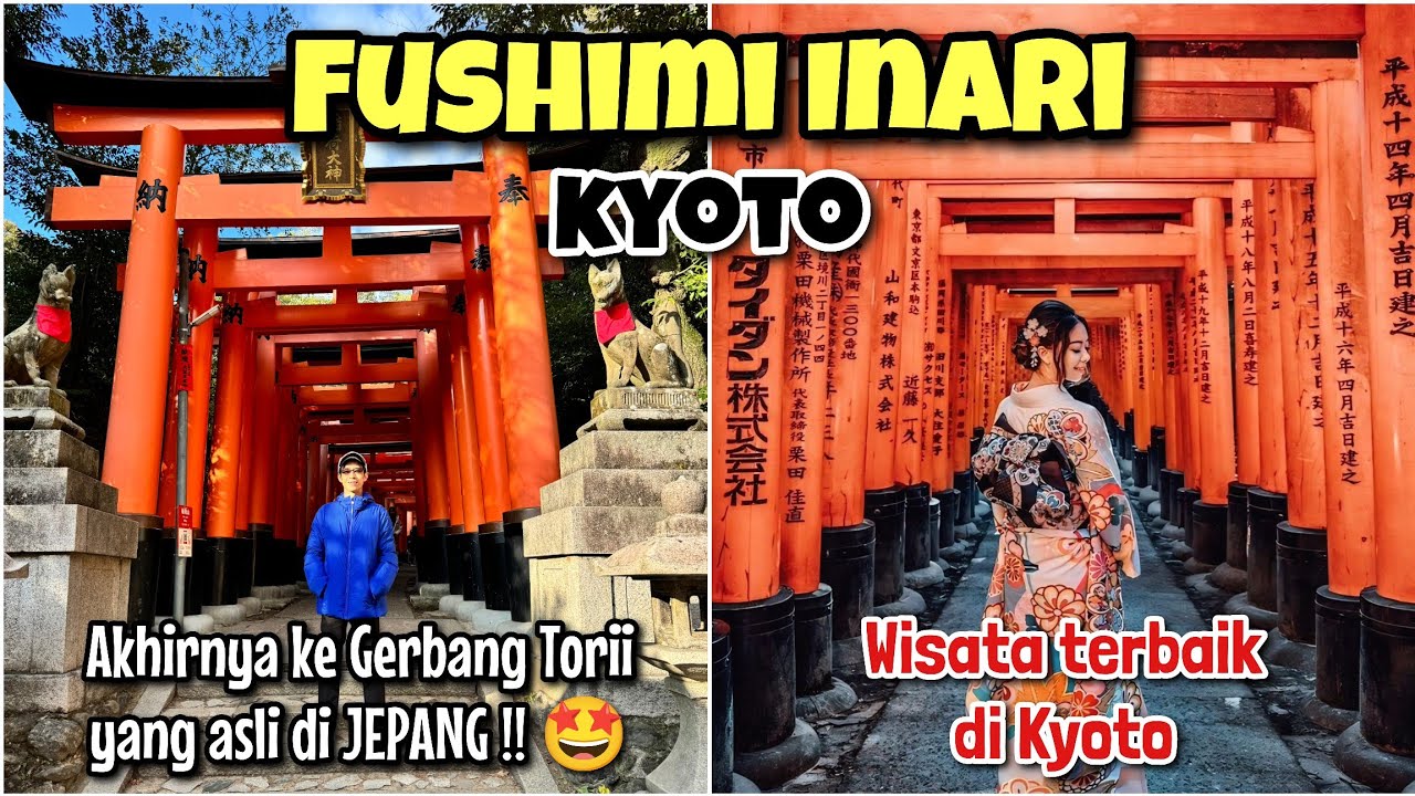 WISATA JEPANG YANG SUDAH RATUSAN TAHUN - FUSHIMI INARI - BERASA TIME TRAVEL KE MASA LALU 🤩