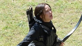JENNIFER LAWRENCE ON MOCKINJAY MOVIE SET! (InstaOMG)
