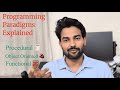 Procedural vs Object-Oriented vs Functional Programming | Simplified for Beginners
