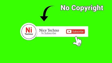 Subscribe green Screen intro | No Copyright 2020 | Green Screen | Nice Techno