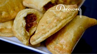 Simple but Tasty Ghana Corned Beef Meat pie | Your meat pie at home | and flaky!