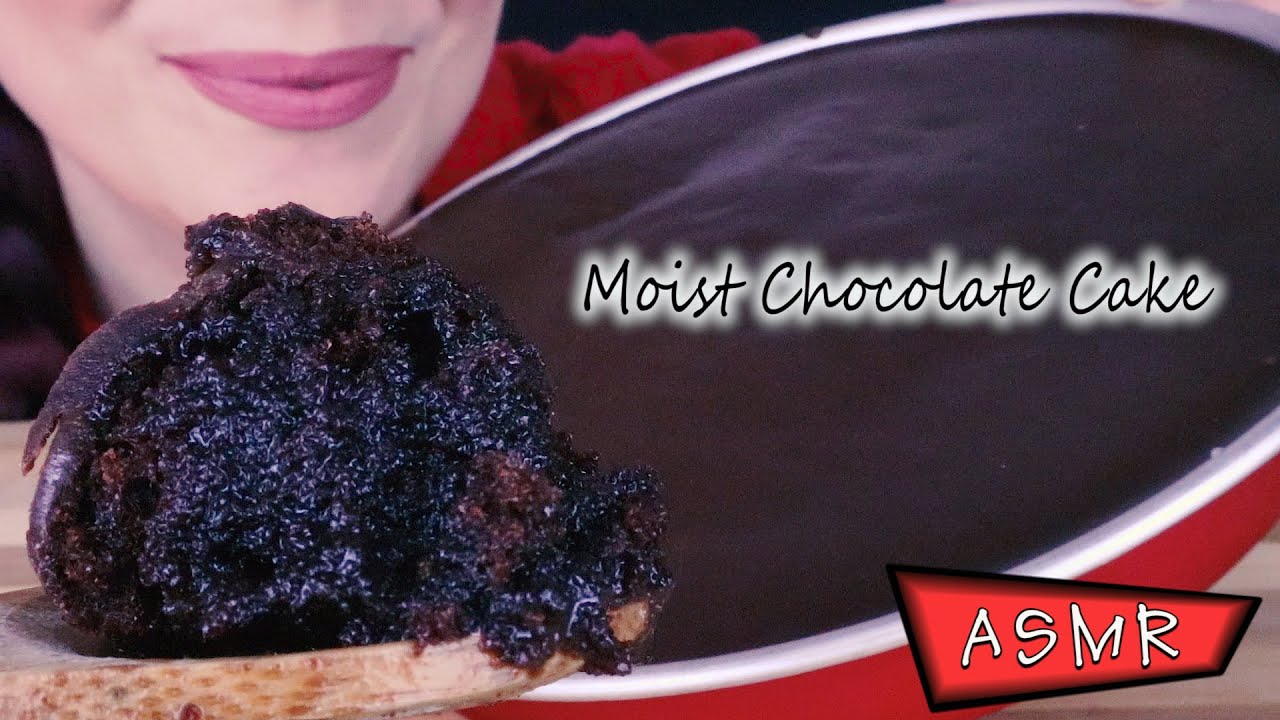 MOIST CHOCOLATE CAKE WITH SYRUP 🎂 | No Talking | ASMR Mukbang - 먹방 ...