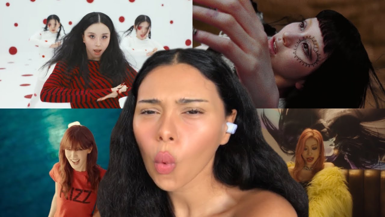 CHAEYOUNG 'SHOOT' & 'AVOCADO' / WENDY 'Sunkiss' / JINNY 'Everglow' MV | REACTION!!