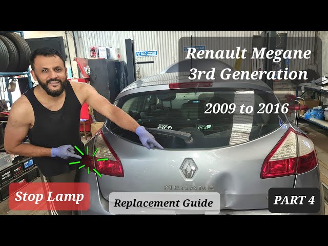 beslag halvt ide how to Remove Replace Rear Tail Light Unit on Renault Megane Part 4  #brakelight - YouTube