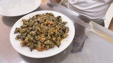 Món ốc cà na cháy tỏi siêu ngon -Ẩm thực miền trung_Thức vlog