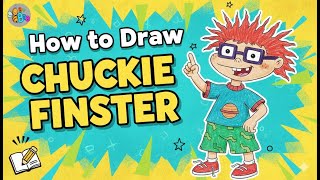 How to Draw Chuckie Finster Rugrats Character Tutorial